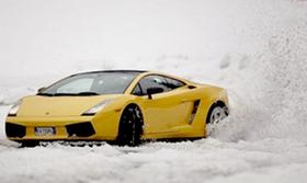 Ice Drift Kurs mit Lamborghini 