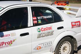 Mitsubishi Evo 6 ex Wittmann im Einsatz bei der Rallye Drift School
